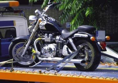 this image shows motorcycle towing services in Malden, MA