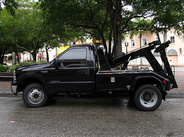 this image shows towing services in Malden, MA